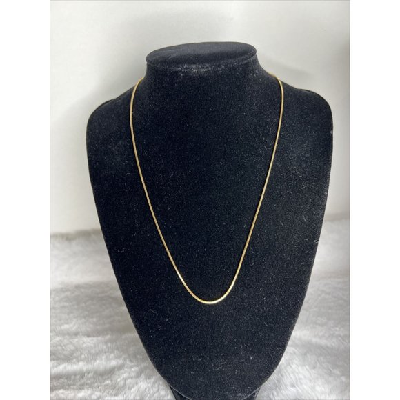 Lot of 3 Necklaces Gold Tone Chains - Picture 10 of 16